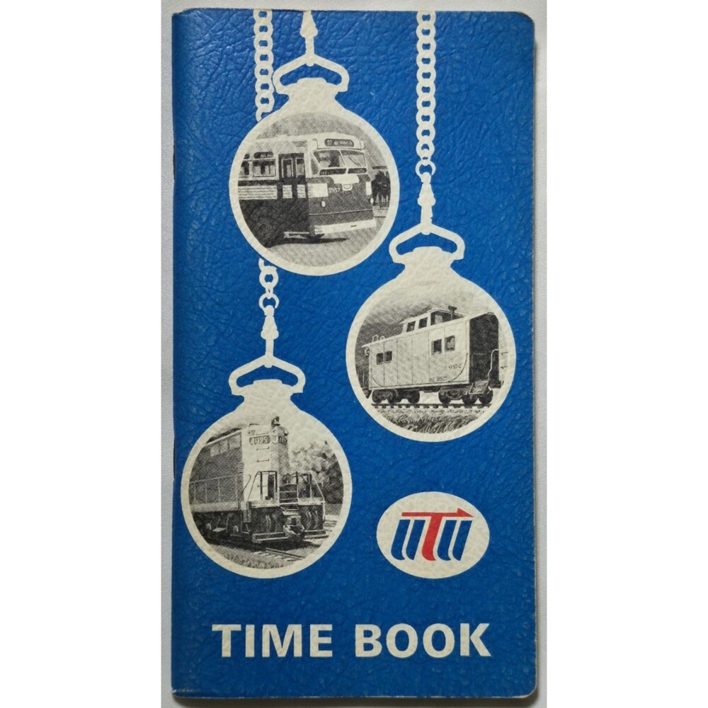 1970 United Transportation Union Timebook Railroad Train Brotherhood